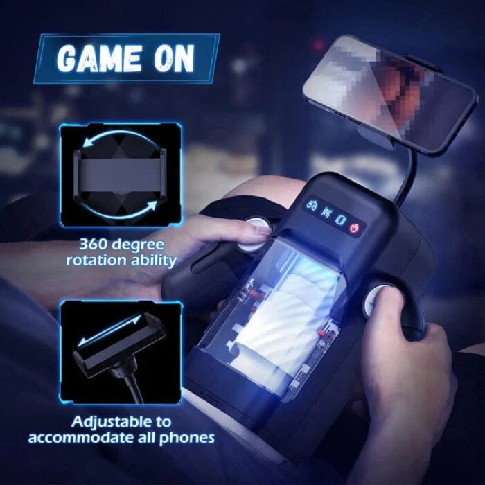Game Cup Telescopic Vibrating Heating Masturbator - Image 5