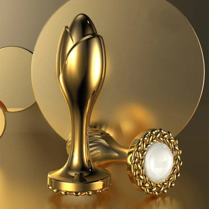 Metal Hollowed-Out Anal Plug Diverter - Image 3