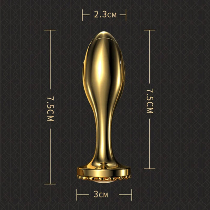 Metal Hollowed-Out Anal Plug Diverter - Image 2