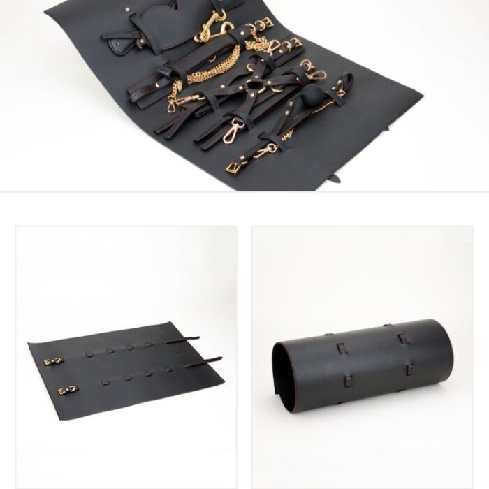Leather Handcuffs Bondage Set - Image 10