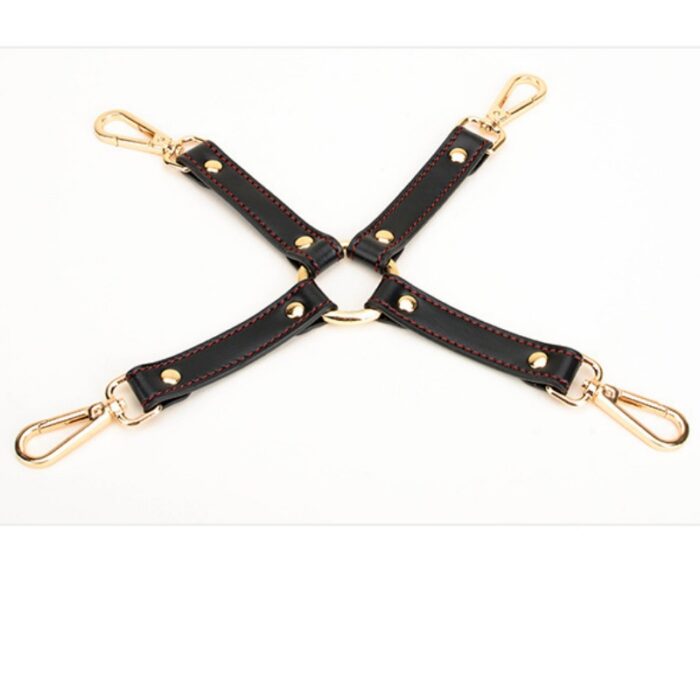 Leather Handcuffs Bondage Set - Image 5