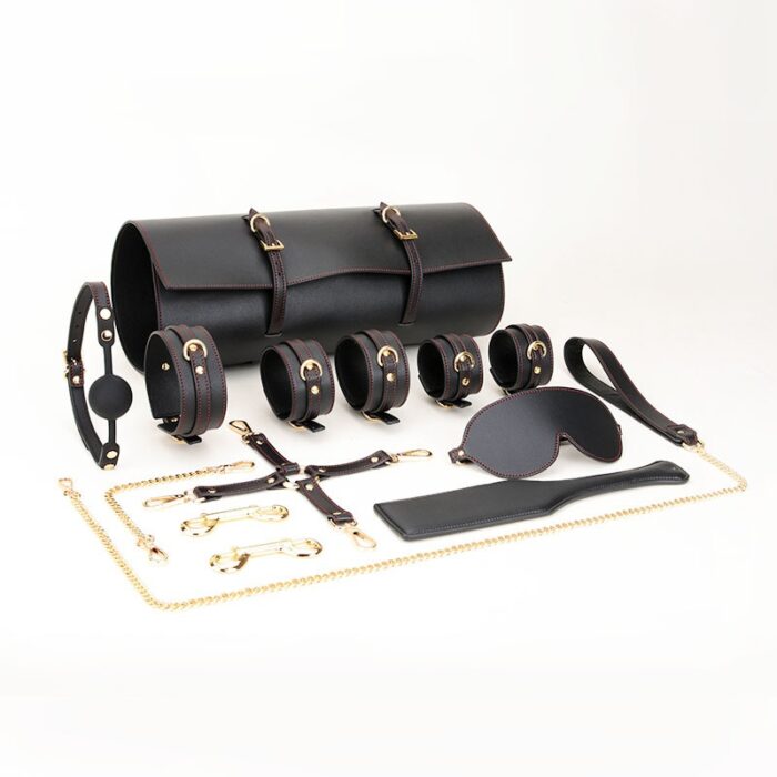 Leather Handcuffs Bondage Set - Image 1