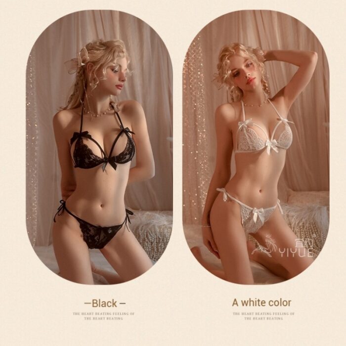 Sexy Lace 3-Piece Lingerie Set - Image 9